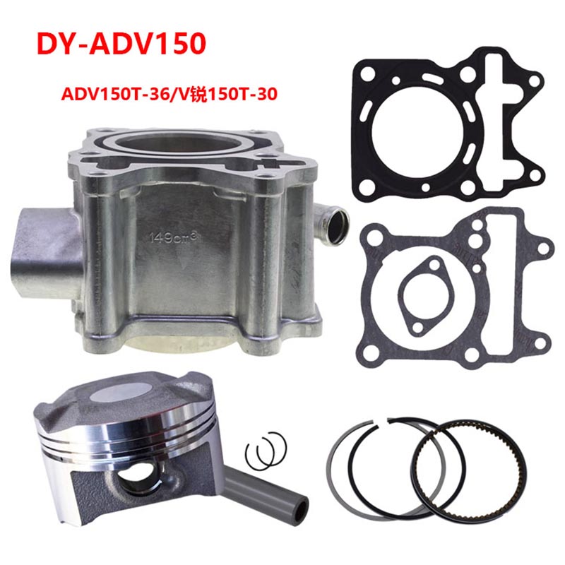 Motorcycle Piston - Motorrad 57,4 mm Zylinderkolben und Ringsatz