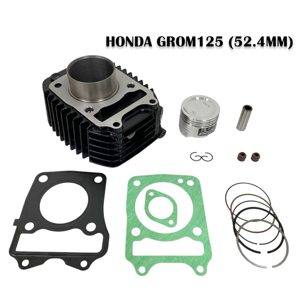 Motorcycle Piston - Motorblock 52,4mm Zylinder Kolben-Kit für Honda