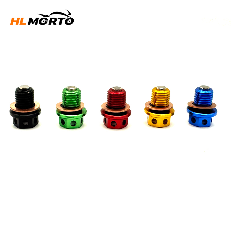 Motorcycle Oil Filter - Motorrad Magnetische CNC Ölablassschraube Bolzen Für