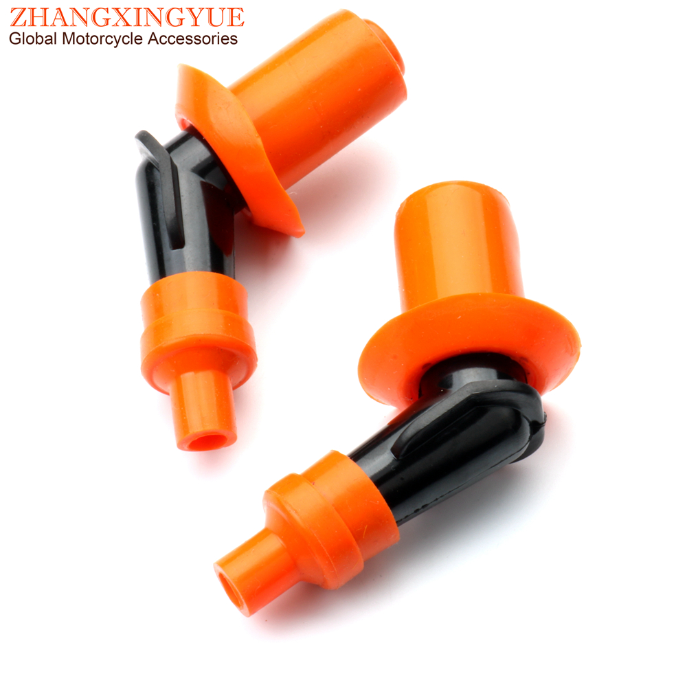 Motorcycle Spark Plug - 2 Stück Zündkerzenstecker für Rennmotorräder, Roller,