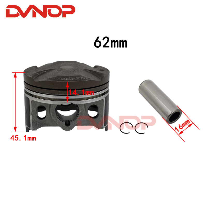 62mm 249cc Zylinder-Kolben-Dic – Motorcycle Piston Bewertung und Preis